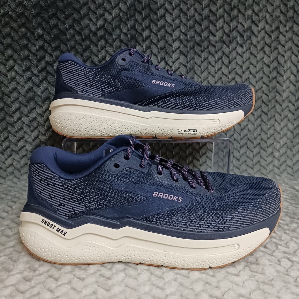 Brooks Ghost Max 2 Peacoat Orchid Women's Walking Running Sneakers Shoes Size 8
